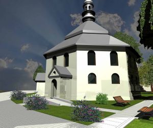 Wizualizacja projektu rewitalizacji kościoła poewangelickiego
