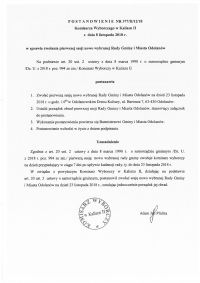 Zaproszenie na I sesję Rady Gminy i Miasta Odolanów