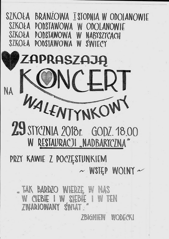 Koncert Walentynkowy 2018