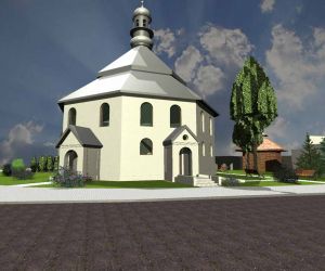 Wizualizacja projektu rewitalizacji kościoła poewangelickiego