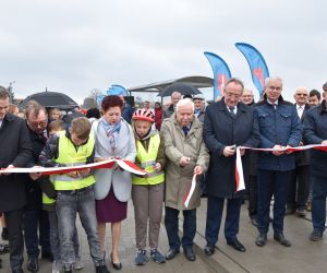 Otwarcie ścieżki rowerowej w Tarchałach