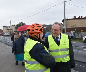 Otwarcie ścieżki rowerowej w Tarchałach