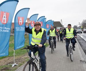 Otwarcie ścieżki rowerowej w Tarchałach