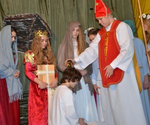 Obchody rocznicy chrztu Polski w Gimnazjum w Wierzbnie