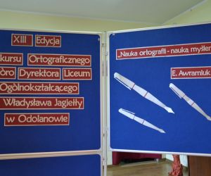 konkurs ortograficzny w LO