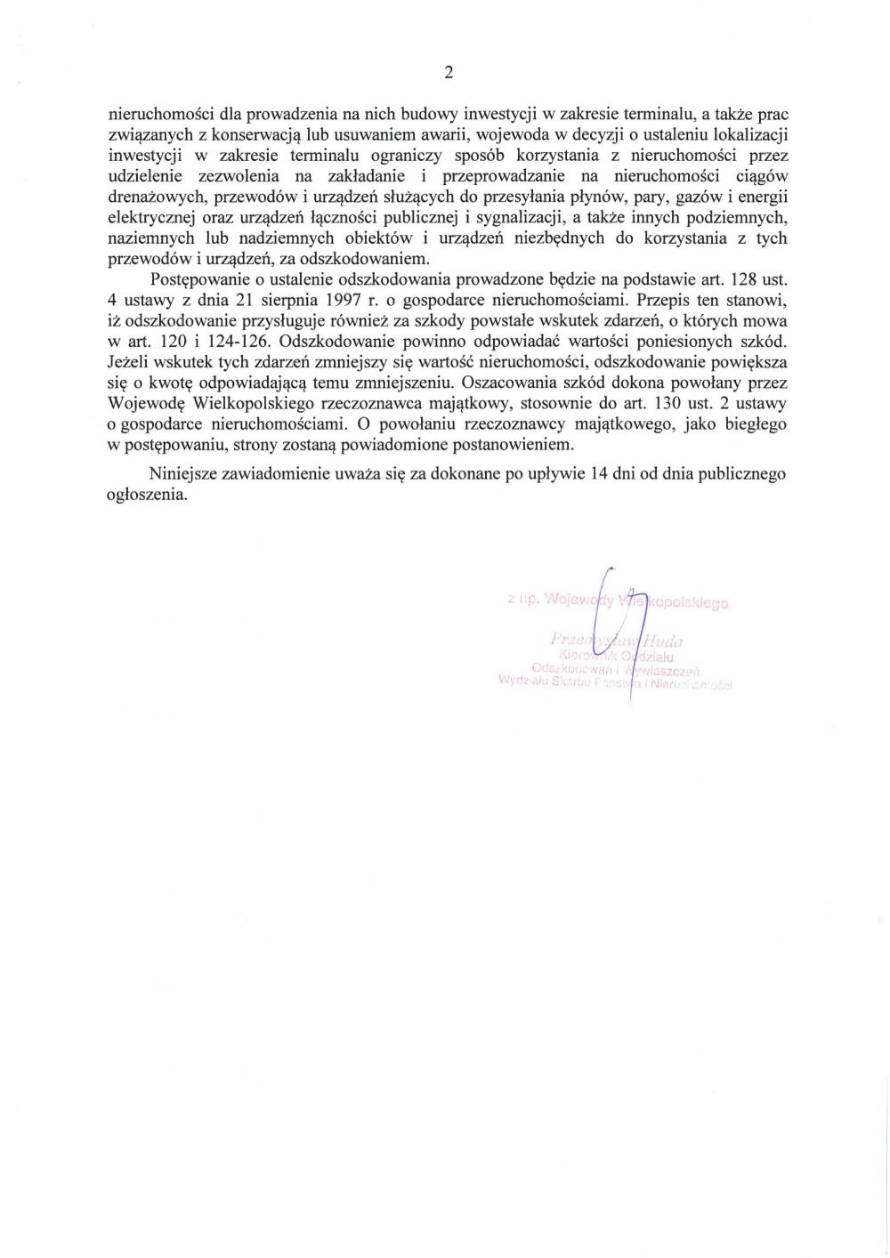 Obwieszczenie Wojewody Wielkopolskiego SN-VII.7534.328.2019.17-2