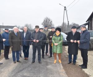 Otwarcie drogi wewnętrznej w Hucie