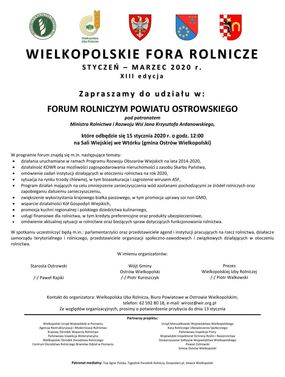 Zaproszenia na Forum Ostrów  (1)