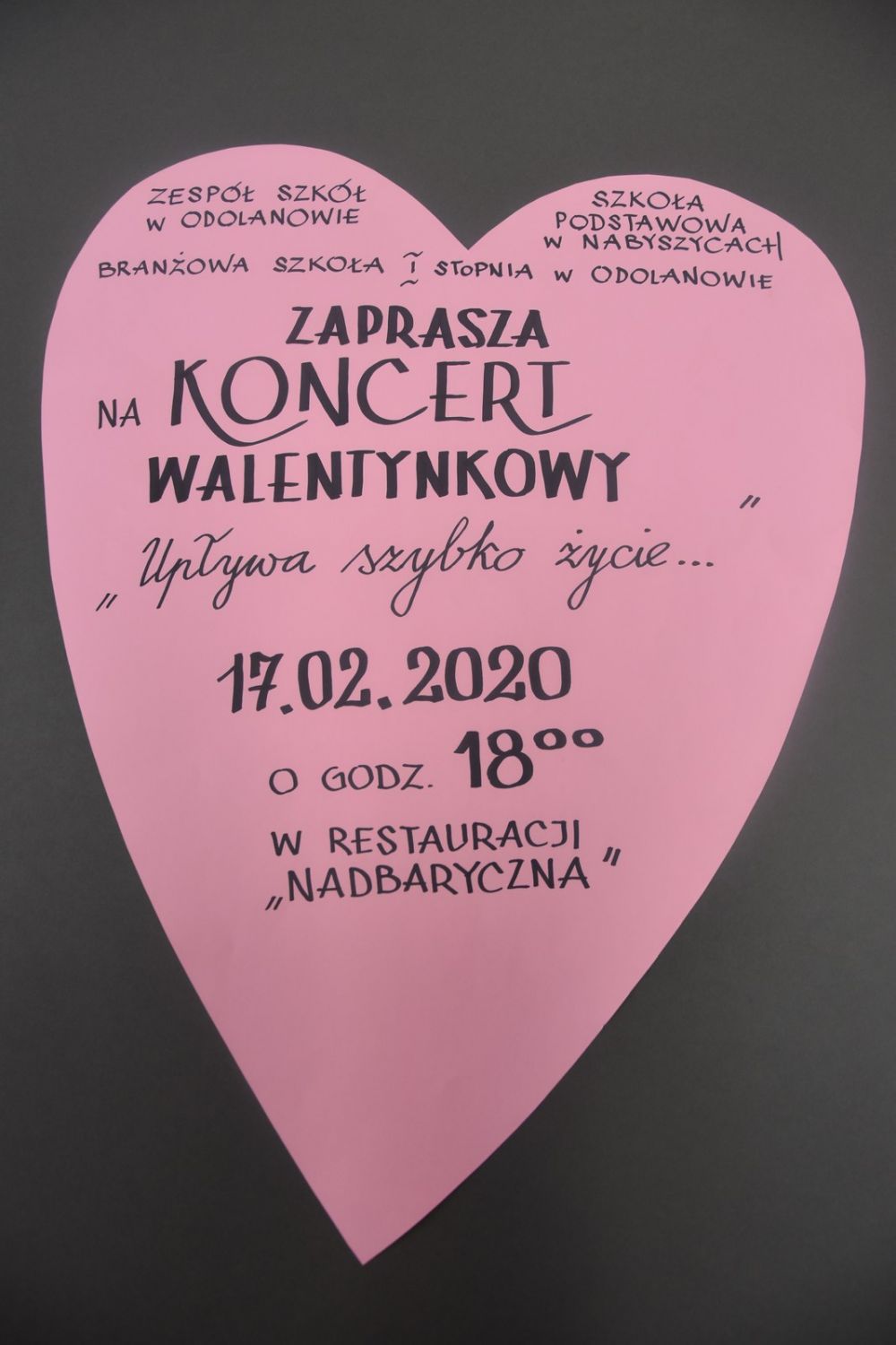 plakat walentynki