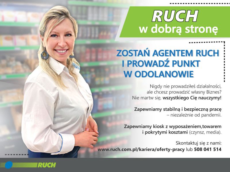 zostań agentem RUCH