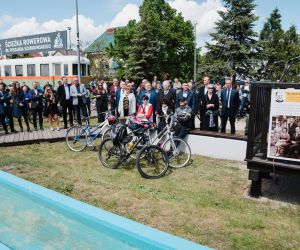 Uroczyste nadanie ścieżce rowerowej imienia Ryszarda Szurkowskiego