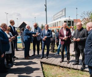 Uroczyste nadanie ścieżce rowerowej imienia Ryszarda Szurkowskiego