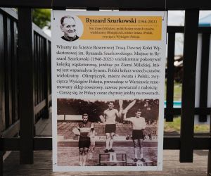 Uroczyste nadanie ścieżce rowerowej imienia Ryszarda Szurkowskiego