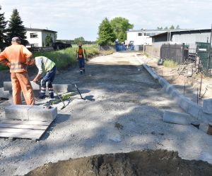 Prace na ul. Mostowej w Odolanowie idą pełną parą