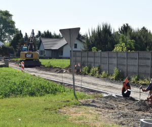 Prace na ul. Mostowej w Odolanowie idą pełną parą