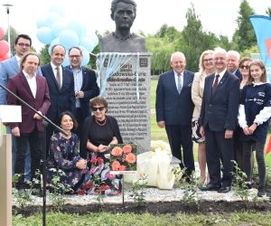 Odsłonięcie Pomnika Marii Skłodowskiej - Curie