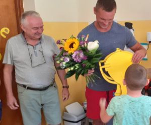 W przedszkolu we filii w Gliśnicy gościliśmy Krystiana Sikorę, zwycięzcę międzynarodowych zawodów Toughest Firefighter...