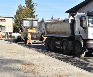 Trwa jedna z największych inwestycji drogowych na terenie Gminy Odolanów w 2021 roku, czyli przebudowa ul. Franciszka Sójki.