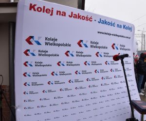 Dziś przed południem nowoczesny pociąg Kolei Wielkopolskich dotarł do Odolanowa z gronem znakomitych gości na pokładzie