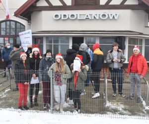 Dziś przed południem nowoczesny pociąg Kolei Wielkopolskich dotarł do Odolanowa z gronem znakomitych gości na pokładzie