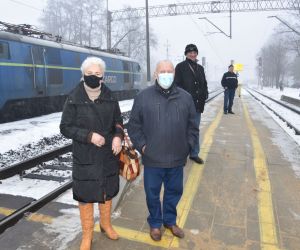 Dziś przed południem nowoczesny pociąg Kolei Wielkopolskich dotarł do Odolanowa z gronem znakomitych gości na pokładzie