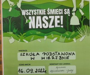 Tegoroczna akcja pod hasłem „ Wszystkie śmieci są nasze!” jest 29-tą tego typu akcją w Polsce