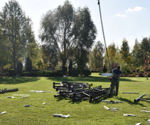 prace budowlane przy obiekcie położonym w Parku Natury ruszyły do przodu