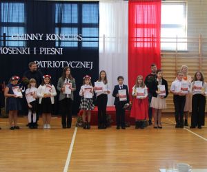 W Gminnym Konkursie Piosenki i Pieśni Patriotycznej wzięło udział 50 uczestników