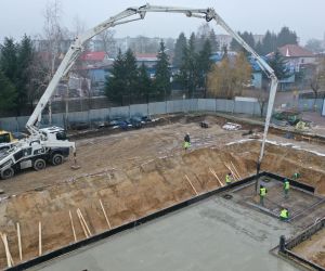 Pływalnia w trakcie budowy