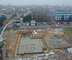 Pływalnia w trakcie budowy
