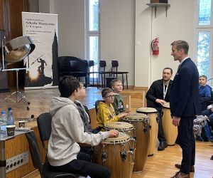 Odolanowscy perkusiści na warsztatach w Gdańsku