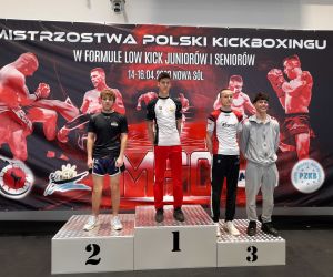 Bartosz Sikora bezkonkurencyjny w kategorii Junior na Mistrzostwach Polski w kickboxingu