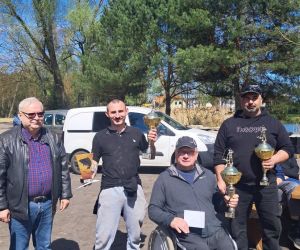 Zawodników odwiedził zastępca Burmistrza Jan Prokop