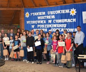 Miejska gra "Ptakiem, obłokiem, wiatrem, wędrówka w chmurach w poszukiwaniu historii Odolanowa"