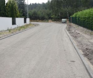 Trwa przebudowa ul. Brzozowej w Gliśnicy