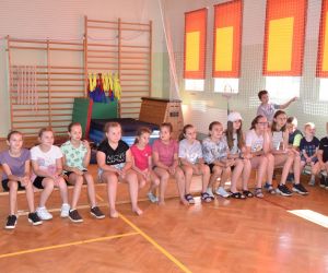 Półkolonistów odwiedził Zastępca Burmistrza Jan Prokop