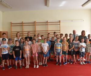 Półkolonistów odwiedził Zastępca Burmistrza Jan Prokop