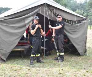 Biwak młodych pasjonatów pożarnictwa odbył się w Hucie