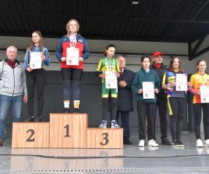 Zawody kolarskie w Parku Natury