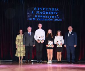 Stypendia dla uzdolnionej młodzieży z terenu GiM Odolanów został przyznane