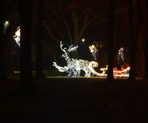 Odolanów przyozdobiony świątecznymi dekoracjami