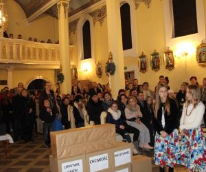 Pasterkowe jasełka w wykonaniu uczniów z Tarchal Wielkich