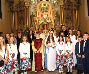 Pasterkowe jasełka w wykonaniu uczniów z Tarchal Wielkich