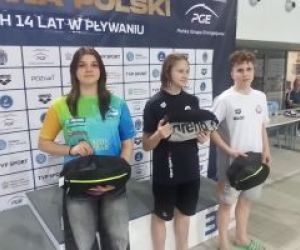 Utalentowana pływaczka Maria Chmielewska poprawiła swoje rekordy życiowe