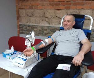 Akcja poboru krwi w siedzibie CIS