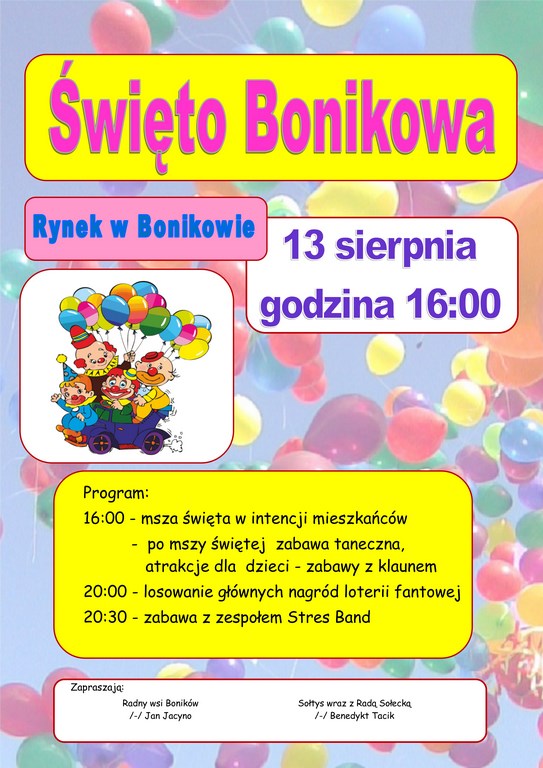 Święto Bonikowa