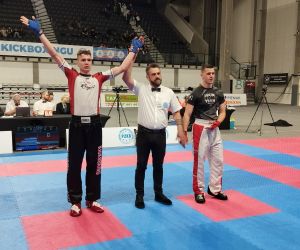 Filip Sójka zdominował kategorię -79 kg junior podczas mistrzostw Polski w light-contact w dniach 12-14.04.2024 w Będzinie