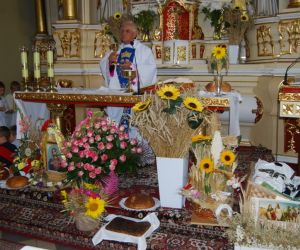 Dożynki w parafii św. Barbary w Odolanowie
