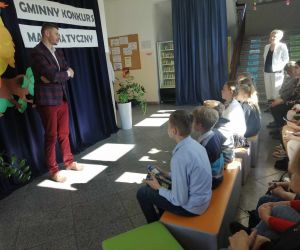 Najlepsy matematycy z klas trzecich zmierzyli się w Gminnym Konkursie Matematycznym