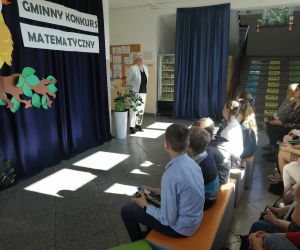 Najlepsy matematycy z klas trzecich zmierzyli się w Gminnym Konkursie Matematycznym